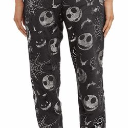 Disney Women’s Nightmare Before Christmas Jack Fleece Sleep Pants