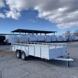 New 6 1/2 x 16 landscape Trailer
