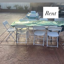 Tables Chairs Party