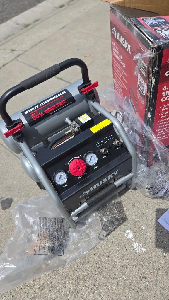 Husky4.5 Gal. 175 PSI Portable Electric Quiet Air Compressor,All Products : American Fashion Style Bags On Sale
