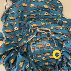 Boy Construction Cart Cover 