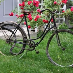 Antique1(contact info removed) Peirce Full Cushion Bicycle 