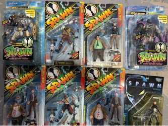 Vintage Todd McFarlane Spawn Action Figure Lot Of 8