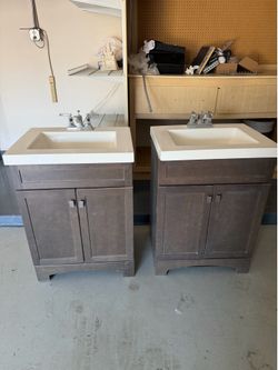 Bathroom vanity and sink