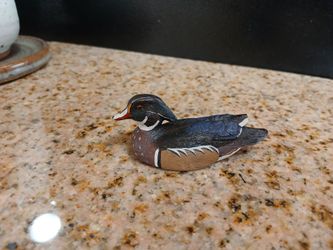 Miniature Woodduck Hand  Painted