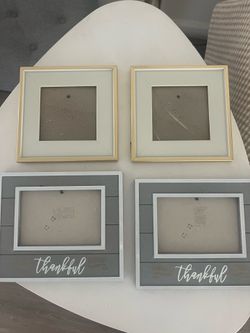 4 photo picture frames