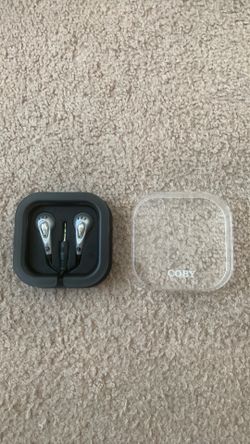 Brand new Coby wired earbuds