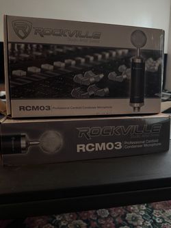 Rockville RCM03 Professional Cardioid Condenser Microphone 2-pack