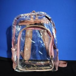 Clear See Though Backpack