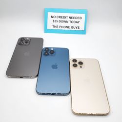 Apple IPhone 12 Pro 5G 128GB - $1 Down To Take Home Today Pay The Rest Later
