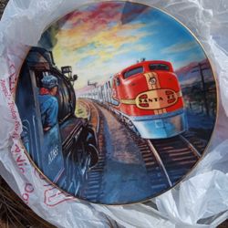 Collectible Train Plates 