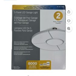 5 Panel LED Garage Light (Set Of 2) 