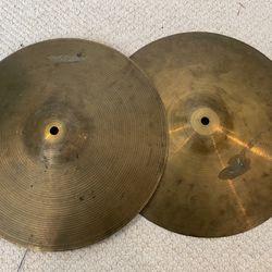 14” Hi Hat Cymbals Jerico Brand- Listen To A Sample