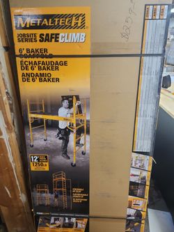 Shop MetalTech
Safeclimb 6 ft. Baker Scaffold with Platform and Included Trap Door, 1250 lbs. Load Capacity