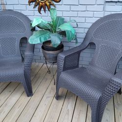 Two Patio Chairs 