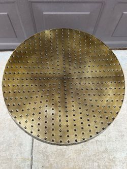 Two metal end tables /nightstands for sale
