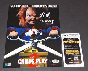 🔥 Brad Dourif Signed Autographed 8x10 Child's Play 2 Chucky JSA COA 🔥