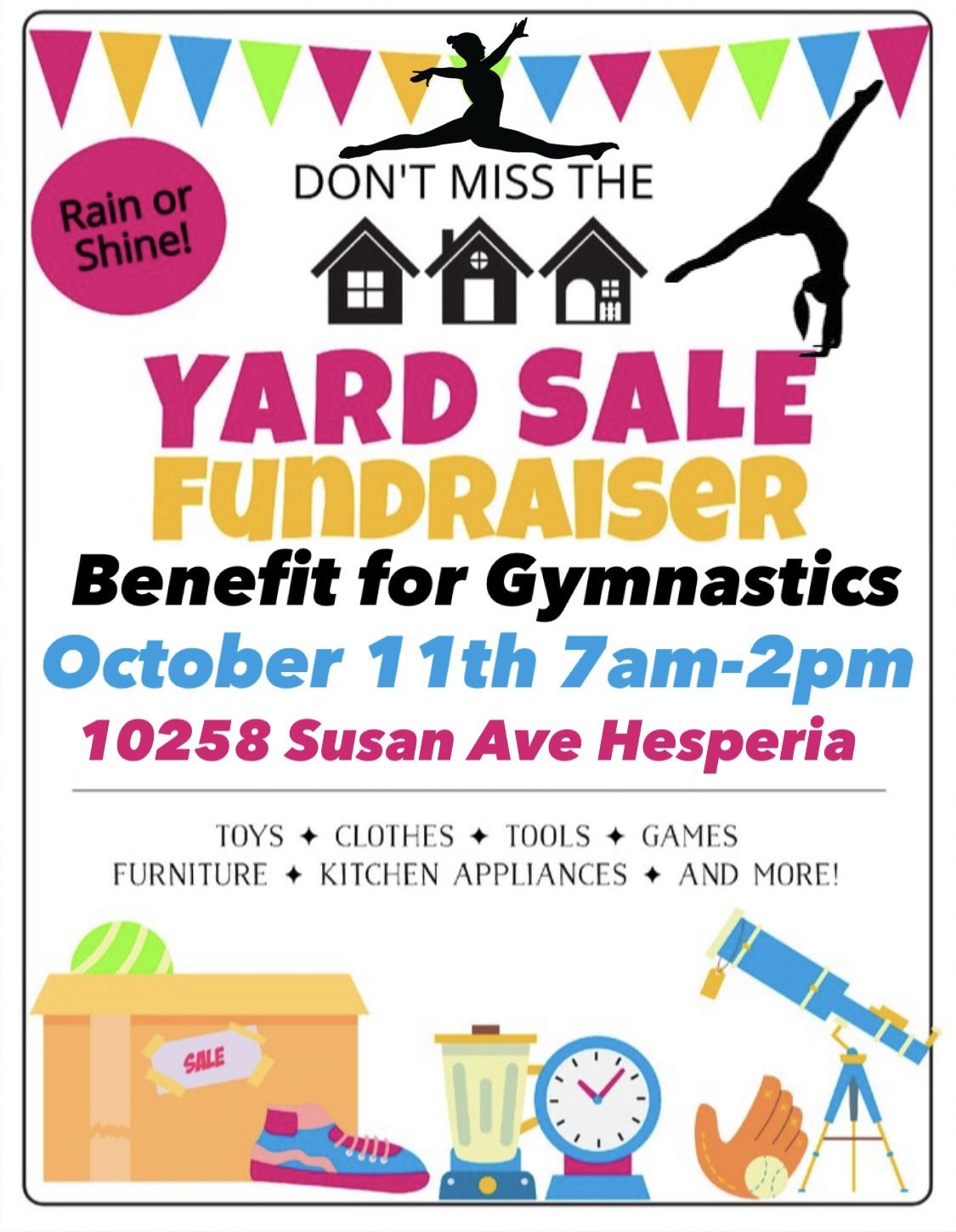 Yard Sale Fundraiser