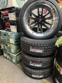 22” Infamous Racing wheels Rims Tires