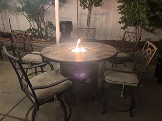 Fire 🔥 Pit bar tall table set