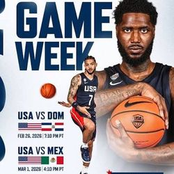 BASKETBALLS 🏀  USA VS REPUBLIC DOMINICAN 4 TICKETS IVAILBLE 