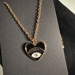 Heart Eye Necklace