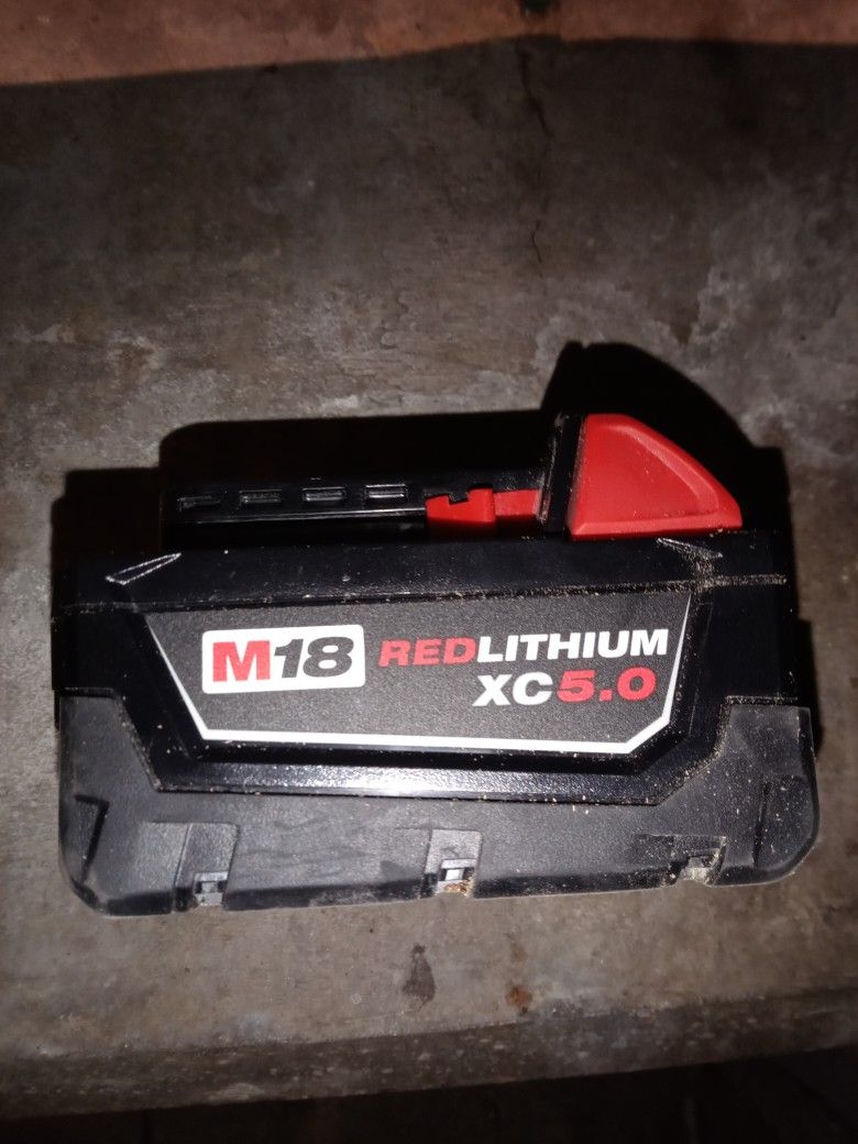 Milwaukee M18 Xc 5.0 Battery