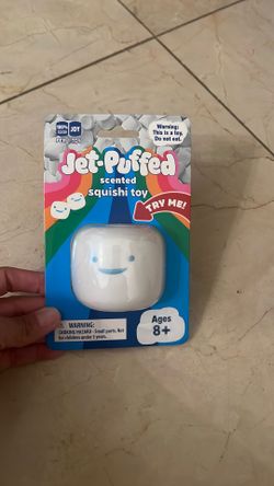 Jet puffed squishy toy