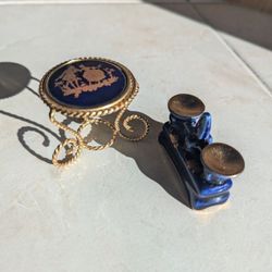 Limoges French  Miniature: 2 Pieces