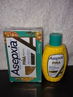 Asepxia Piña Pineapple Soap and Cleanser Set