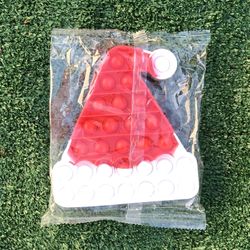 Santa Hat Pop It Fidget Toy