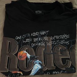 A Black Oversized Club De Caviar T-Shirt
