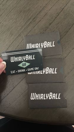 3 $100 Giftcards to Whirlyball!