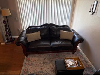 Leather Sofa & Loveseat