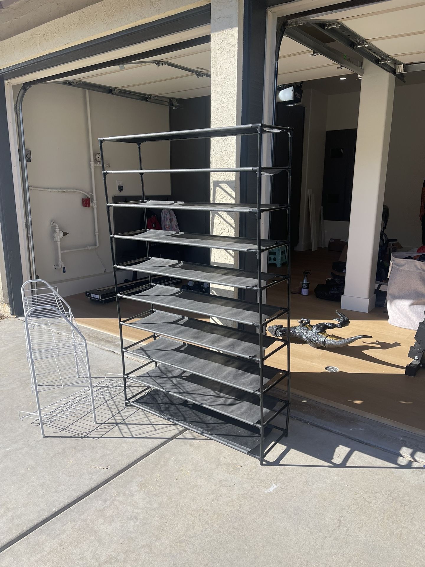 10 Tier Shoe Rack - Black