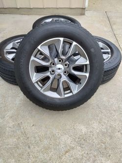 RIMS WHEELS, 285/60/20 CHEVY SILVERADO, TAHOE, SUBURBAN, GMC SIERRA, DENALI BOLT PATTERN 6X139.7