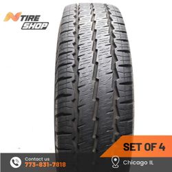 Set of 4 Used  10/32  LT  215/85R16  115/112Q  Continental  VanContact A/S