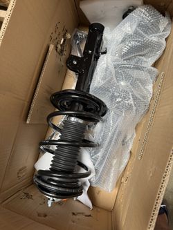 2 Front Complete Strut Assemblies with Coil Spring – Pair (New, Minor Cosmetic Scratch)