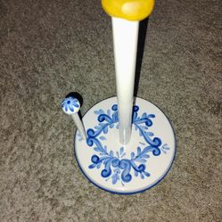 Ceramic paper towels holder pickup only cash