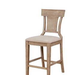 Linon Duncan Natural Counter Stool Brand New