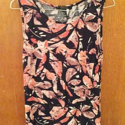 Abstract Flowers Maxi Dress