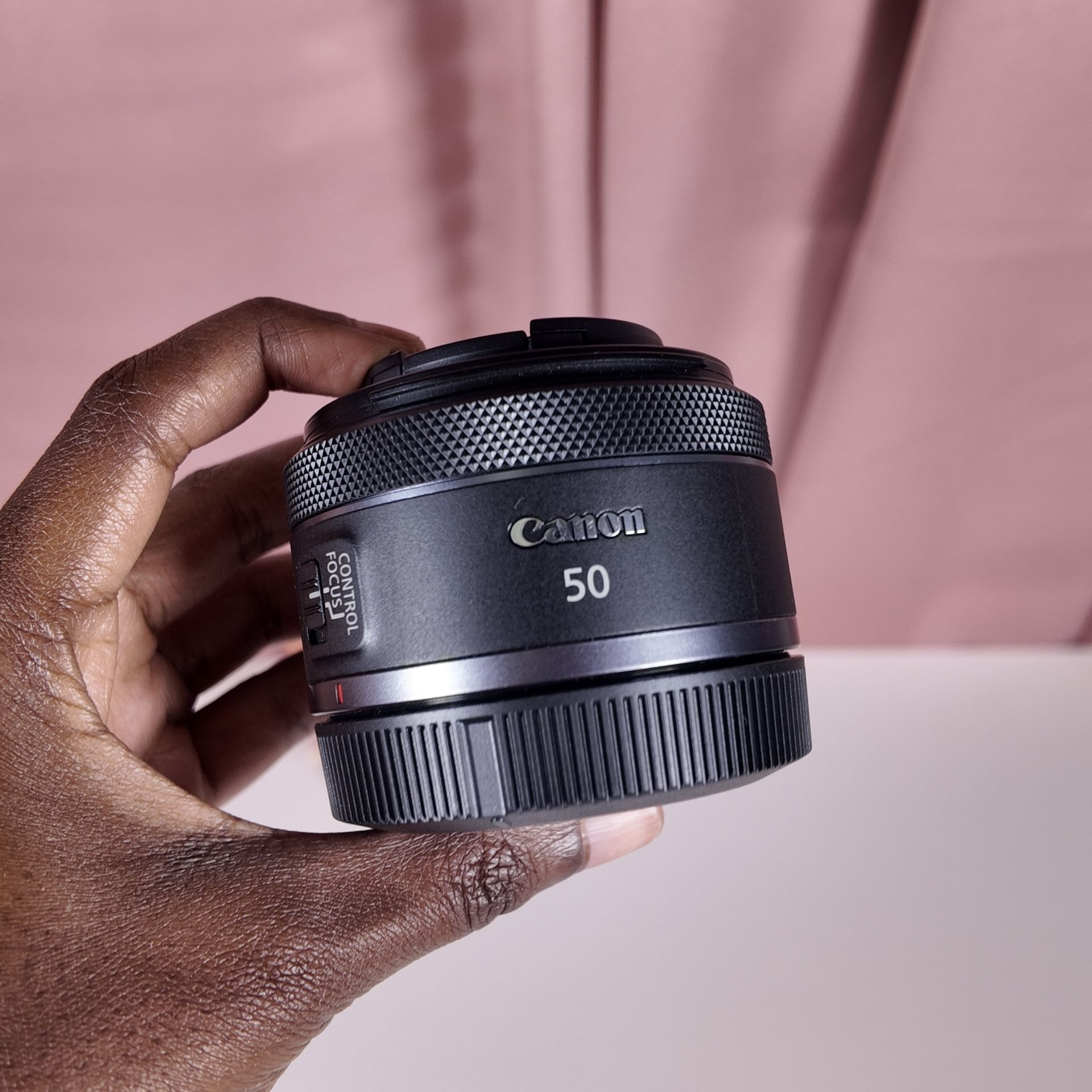 Canon - RF50mm F1.8 STM Standard Prime Lens for EOS R-Series Cameras - Black