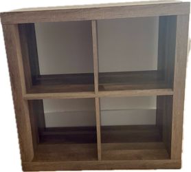 Wood Cube Storage Shelf