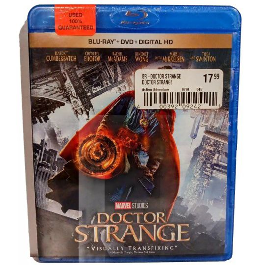 Doctor Strange Blu-Ray + DVD + Digital HD  Marvel Studios New Factory Sealed 