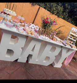 Baby dessert table