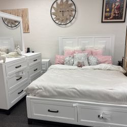 White Queen Bedroom Set
