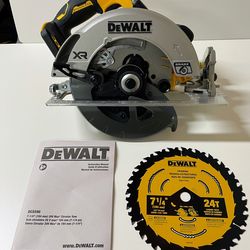 Brand New DeWalt XR 20V MAX 7-1/4 in. Cordless Brushless Circular Saw(Tool Only)