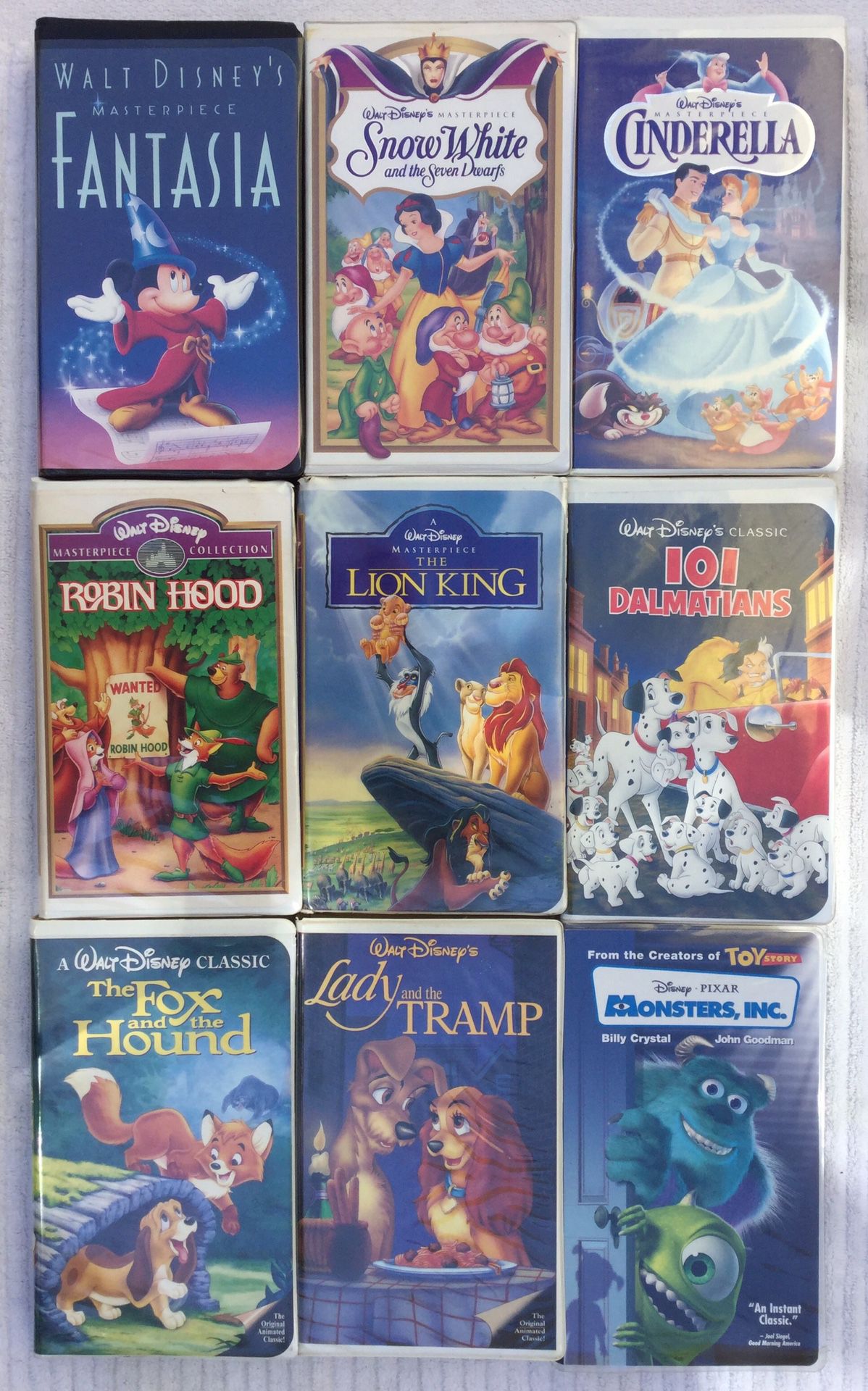 15 Kids VHS Lot / Bundle ~ Most Walt Disney