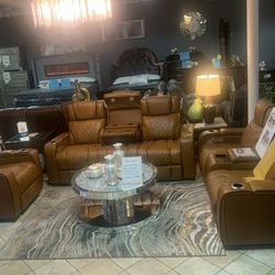 3-Piece Power Sectional Bluetooth, LED 3 colors $10 down