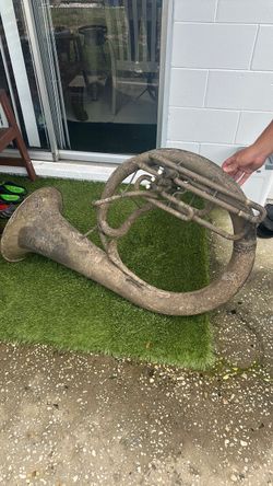 Vintage Sousaphone Brass Wind Instrument Late 1800s
